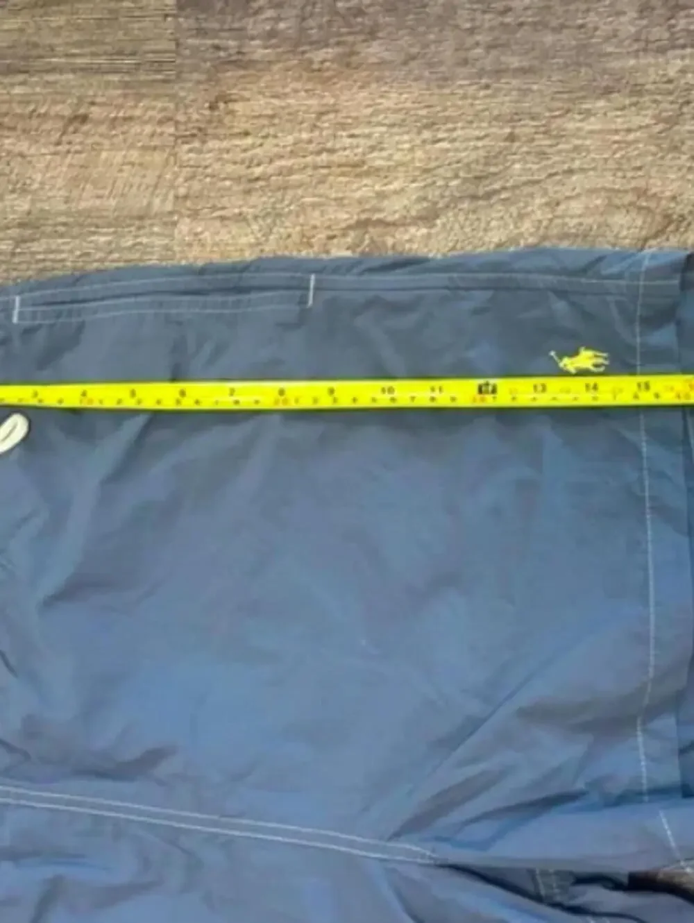 Polo Ralph Lauren Swim Trunks L Light Blue Preppy Summer Shorts Flawed